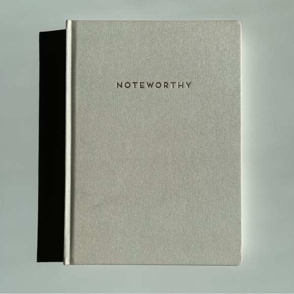 Blank Notebook in Pearl Cloth Hardcover - Picture 1 of 14